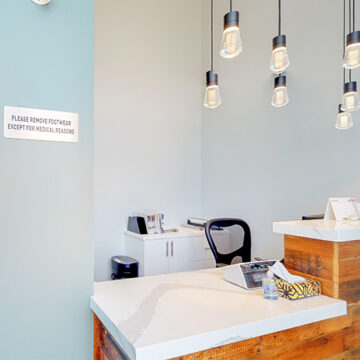 ReVive Health Solutions' reception desk