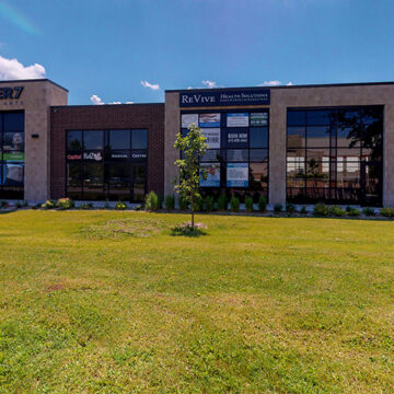 Kanata clinic exterior, a professional health services building.